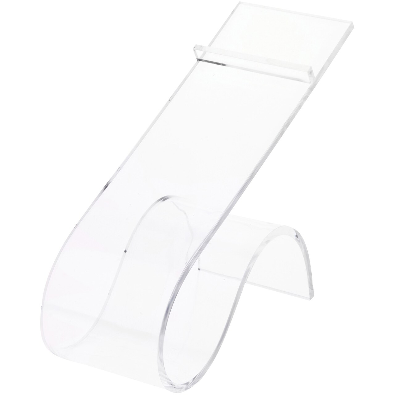 Plymor Clear Acrylic Shoe Rest, 2" W x 4.5" D x 4.75" H (Fits Most Women's & Children's Shoes)